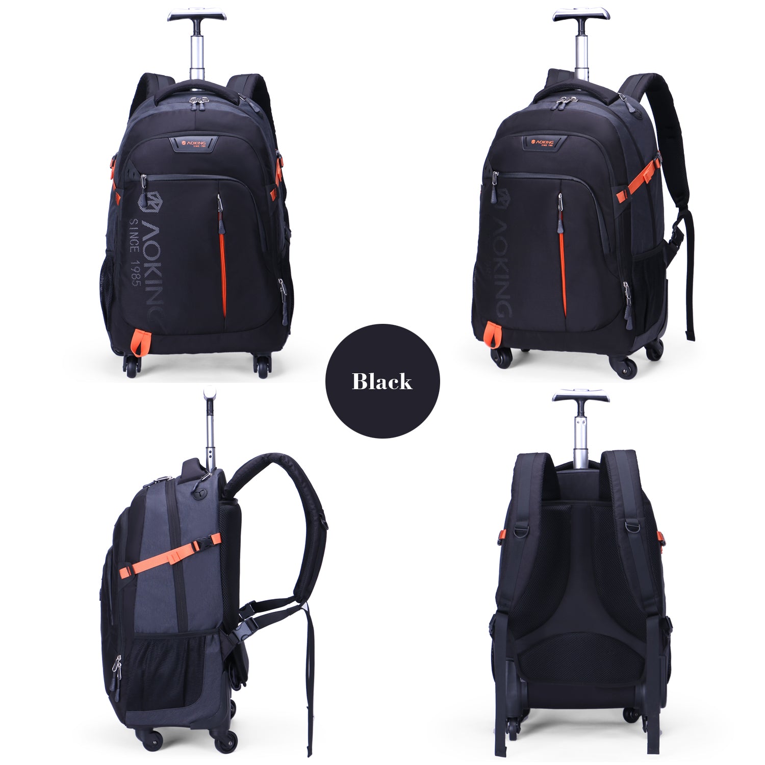 Rolling backpack for travelling