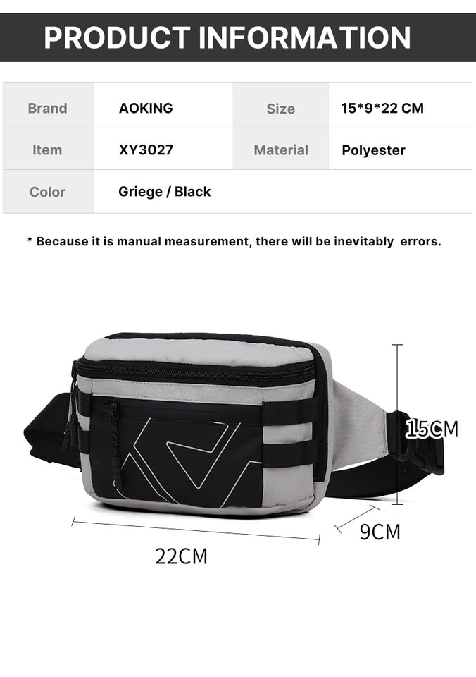 AOKING CASUAL SPORT OUTDOOR WAIST BAG XY3027 FACTORY WHOLESALE(PRICE NEGOTIABLE)