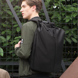 Casual daypack for computer with back tie strip