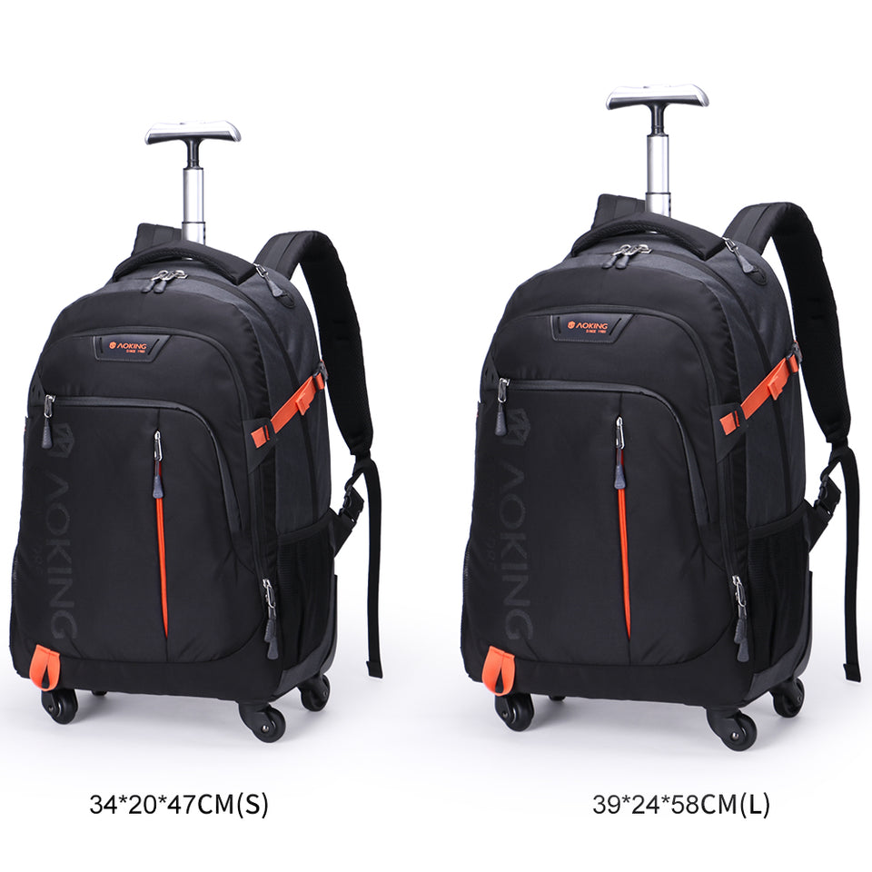 2 sizes rolling bag for men and women