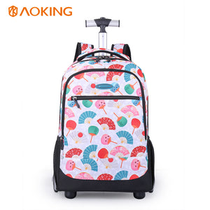 Large capacity trolley backpack durable