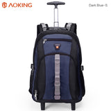 Bartack stitch trolley backpack for men and women