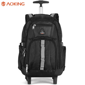 Rolling backpack for travelling