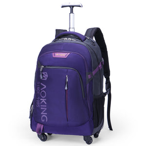School bag with multilayer back pad